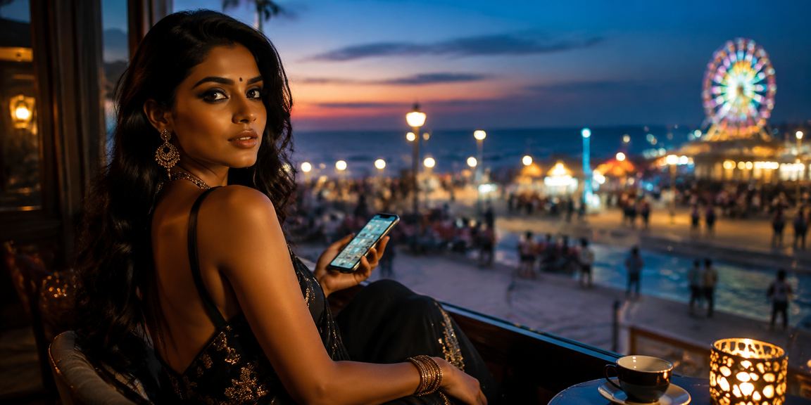 Mobile payment use around Chennai Marina beach