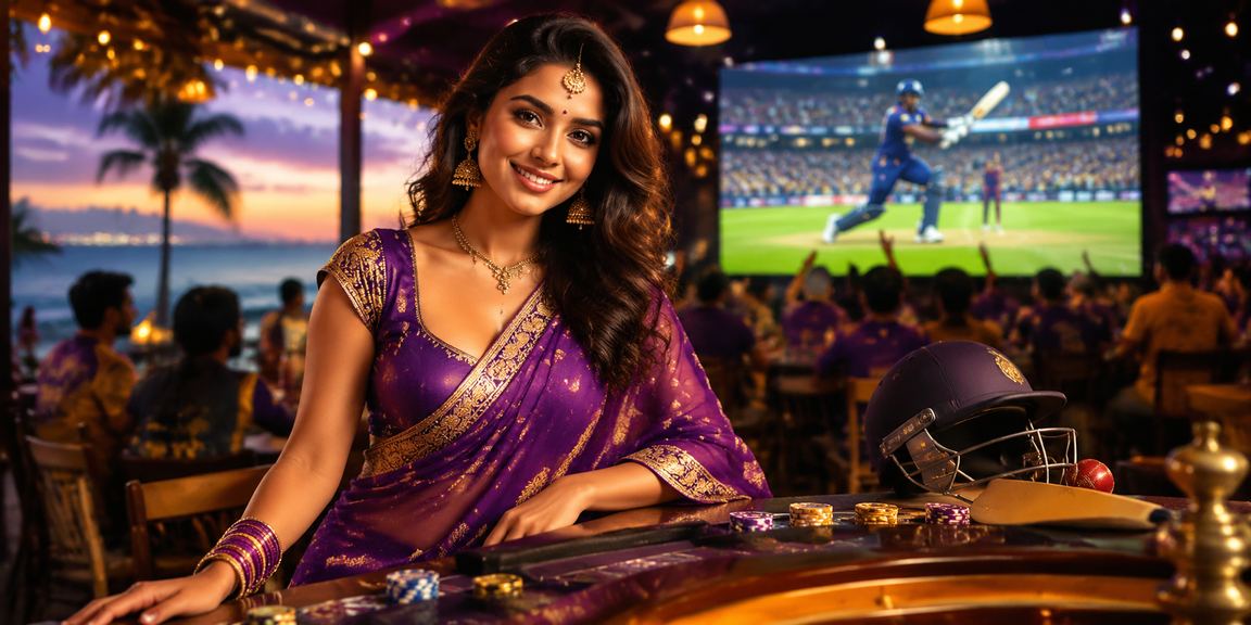 Players enjoying slots and betting in Indian cricket setting